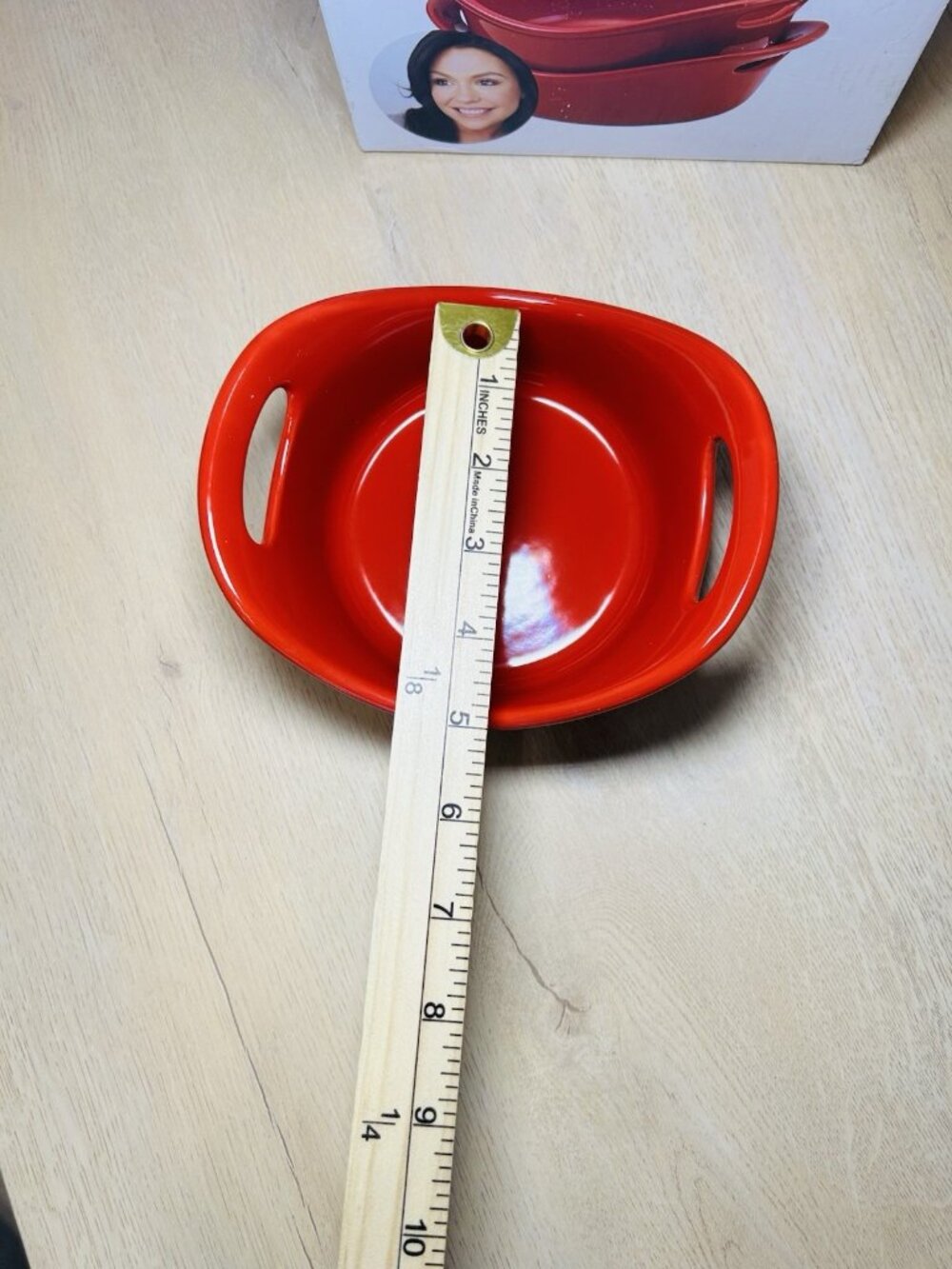 Rachel Ray 2-Piece Bubble & Brown Oven Round Bakeware Set Red - Picture 8 of 8